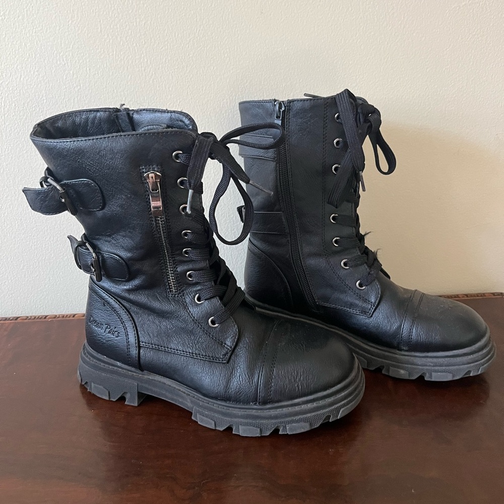 Girls Combat Boots